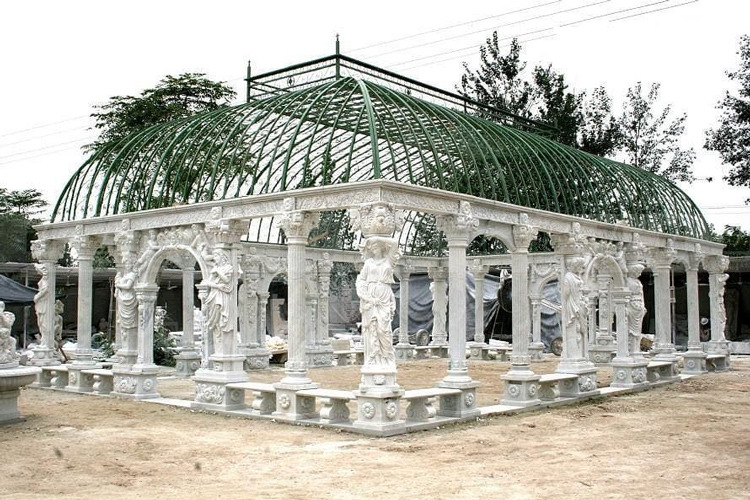 marble white gazebo