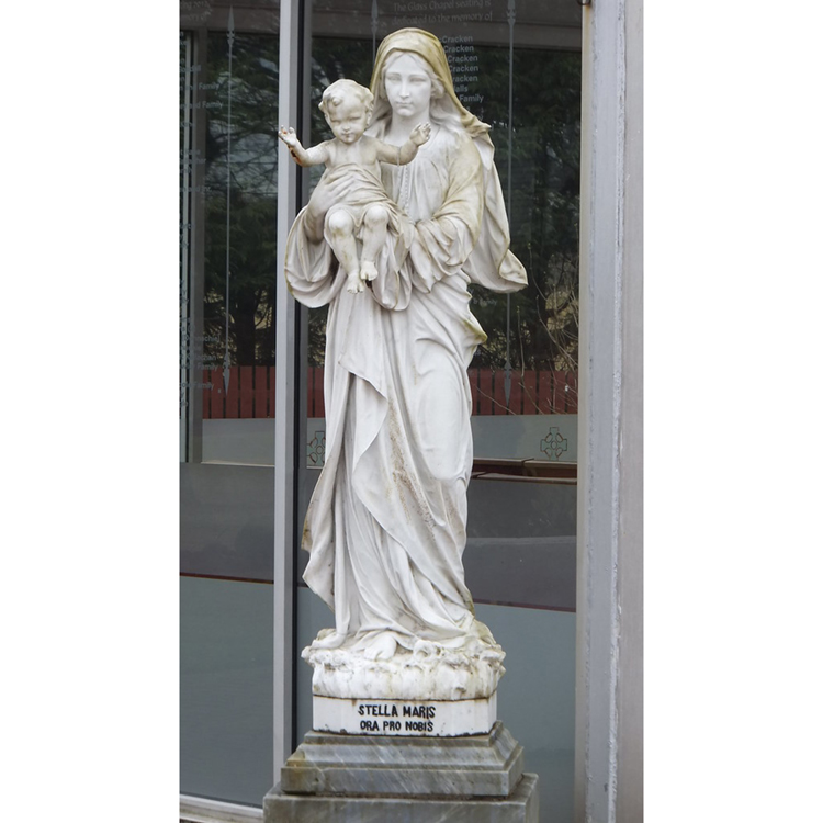marble statue for virgin mary,jesus and mary statues for sale,Vigin Mary Statue for Garden,Marble Fatima and Children Statue,white marble statue of jesus and mary
