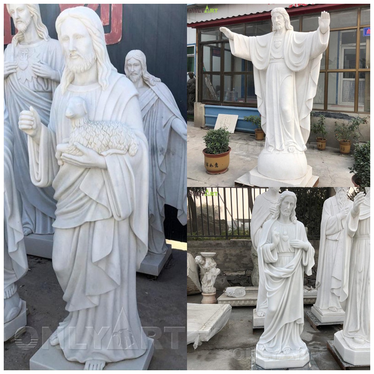Marble Jesus Sculpture
